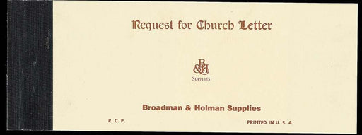 Form-Request For Church Letter Postcard (Form RCP) (Pack of 50) (Pkg-50)