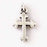 Charm-Three Tipped Cross-(Sterling Silver)