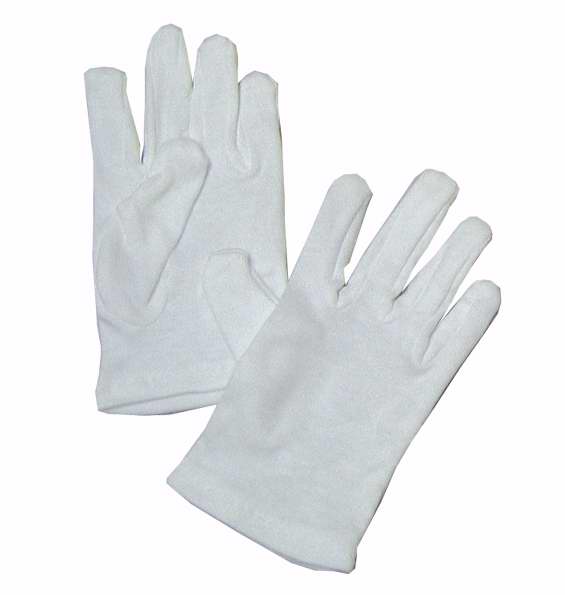 Gloves-Childs White Cotton-Medium