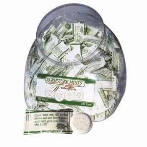Candy-Scripture Mints-Wintergreen (Sugar Free) Counter Jar