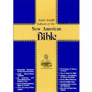 NABRE St. Joseph Edition Medium Size Gift Bible-Red Imitation Leather