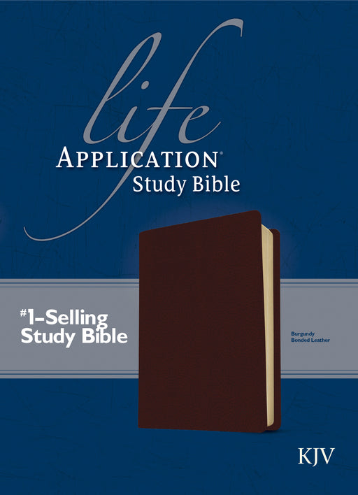KJV Life Application Study Bible-Burgundy Bonded Leather