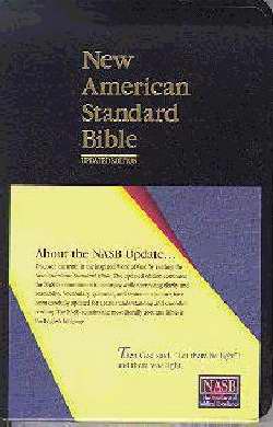 NASB Gift & Award Bible-Black Imitation Leather