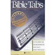 Bible Tab-Standard Old & New Testament-Black Edge