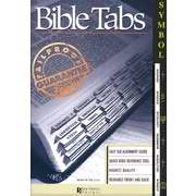 Bible Tab-Symbol Old & New Testament-Gold/Gray