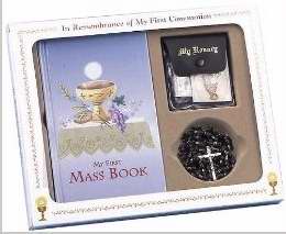 My First Mass Book Classic Gift Set (My First Eucharist Edition)-Boys