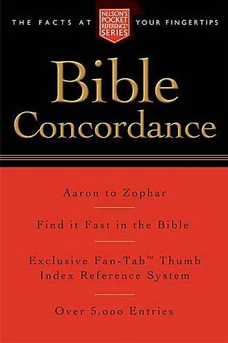 Pocket Bible Concordance (Nelson's Pocket Reference Series)