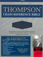 KJV Thompson Chain-Reference Bible-Blue Bonded Leather