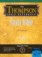 KJV Thompson Chain-Reference Bible-Blue Bonded Leather Indexed
