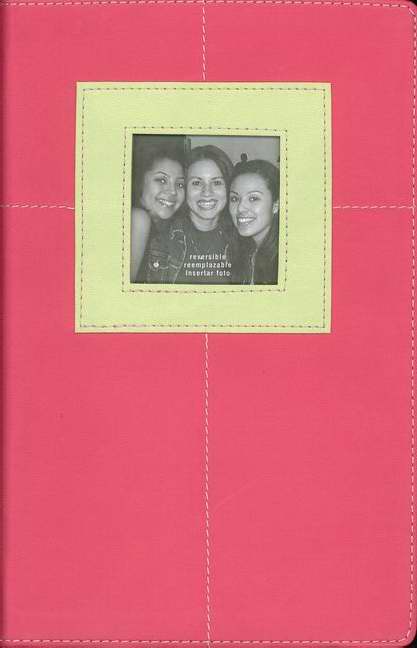 Span-NIV G3 Teen Devotional Bible-Rose/Green DuoTone