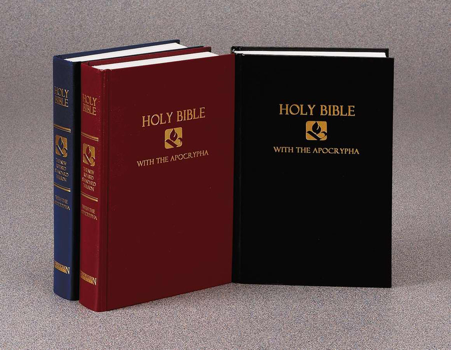 NRSV Pew Bible w/Apocrypha-Burgundy Hardcover