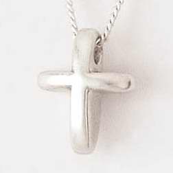 Necklace-Mini Surfboard Cross w/18" Chain (Sterling Silver)