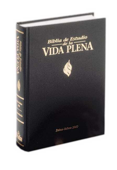 Span-RVR 1960 Full Life Study Bible-Black Leatherlook Indexed