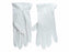 Gloves-Usher Solid White Cotton-Small