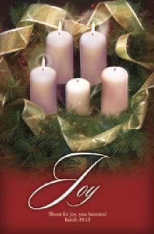 Advent Week 3-Joy (Pack Of 100) Bulletin