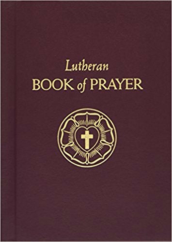 Lutheran Book Of Prayer-Burgundy Genuine Leather