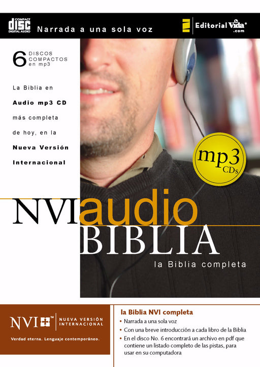 Span-Audio CD-NVI Complete Bible On CD (MP3) (6 CD)