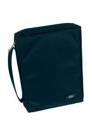 Bible Cover-Durable Polyester-Large-Black