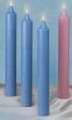 Candle-Advent Refill 12 x 1 1/2-3 Blue/1 Pink (Pkg-4)