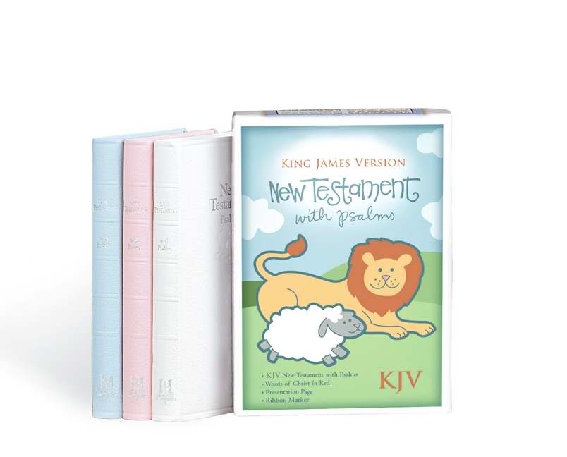 KJV Baby's New Testament w/Psalms-Blue Imitation Leather