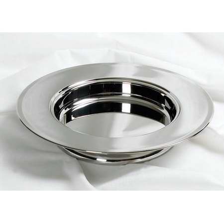 Communion-RemembranceWare-SilverTone Bread Plate-Stacking (Stainless Steel)