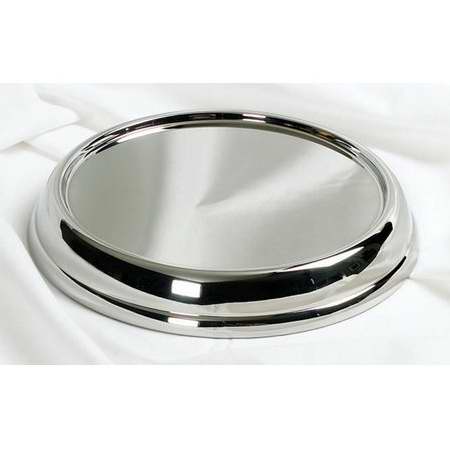 Communion-RemembranceWare-SilverTone-Bread Plate Base-Stacking (Stainless Steel)