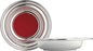 Offering Plate-Silvertone-Anodized Aluminum (Red IHS)-9" (RW 209A)