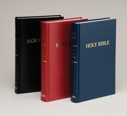 KJV Pew Bible-Blue Hardcover