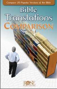 Bible Translations Comparison Pamphlet (Pack of 5) (Pkg-5)