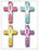 Sticker-Crosses Dazzle (Pack of 120) (Pkg-120)