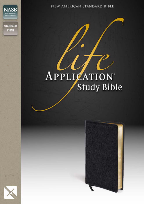 NASB Life Application Study Bible-Black Bonded Leather