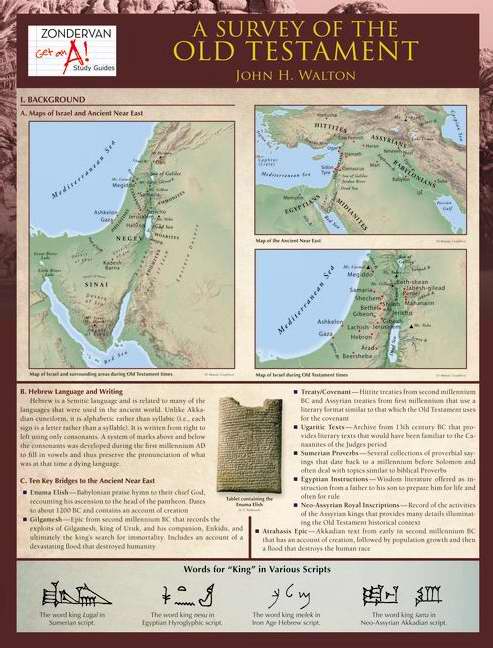Survey Of The Old Testament (Laminated Sheet)