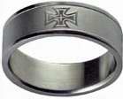 Ring-Stainless Steel Cross-Style 311-Size  6
