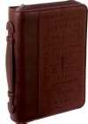 Bible Cover-Names Of Jesus-Large-Burgundy Two Tone Luxleathr
