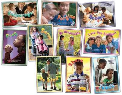 Bulletin Board Set-Love One Another (10 pcs)