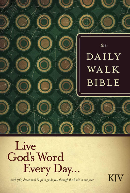 KJV Daily Walk Bible-Hardcover