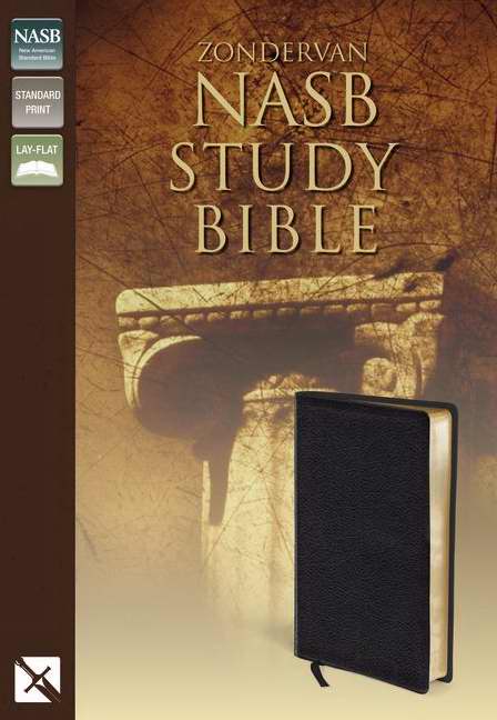 NASB Study Bible-Black Bonded Leather