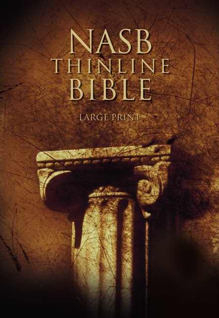 NASB Thinline Bible/Large Print-Hardcover