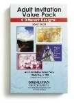 Adult Invitation Value Pack (4 Designs) Postcard DISCONTINUED: 05/22/2013