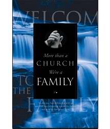 Welcome Folder-More Than A Church/Water (Proverbs 3:6) (Pack Of 12) (Pkg-12)
