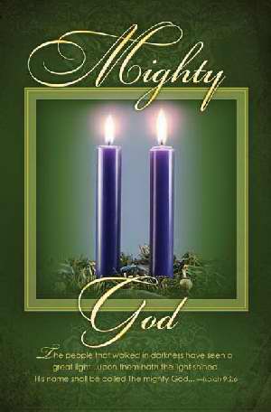 Advent Week 2-Mighty God (Pack of 100) (N Bulletin