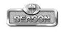 Badge-Deacon w/Cross-Magnetic Back-Silver (2-1/16" x 2/3")