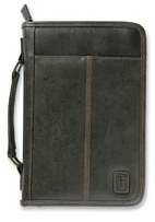 Bible Cover-Aviator Leather Look-Large-Brown