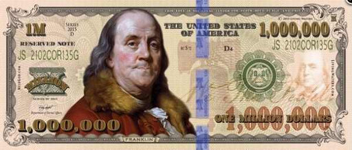 Tract-Million Dollar Bill (Pack of 20) (Pkg-20)
