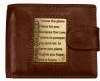 Wallet-Genuine Leather-I Know The Plans-Brown