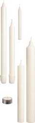 Candle-Replacement Interiors For Tube Candles (17/32" X 7") (RW 82) (Pack of 12) (Pkg-12)