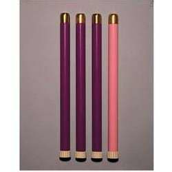 Candle-For Advent Wreath-Tube (3 Purple/1 Rose)-1-1/2" (RW 12ADV)