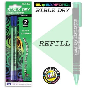 Bible Dry-Green Refill Highlighter