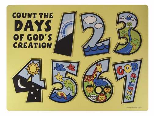 Puzzle-Count The Days Of God's Creation/Wooden