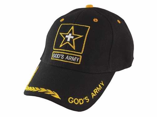 Cap-God's Army-Black/Gold